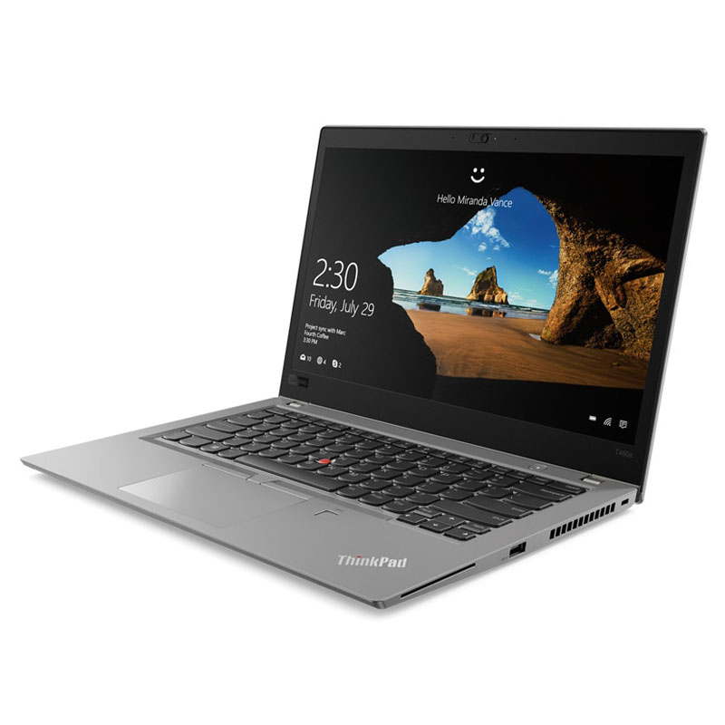 Used Lenovo ThinkPad T480s 14-inch Business Laptop (8th Gen i7-8650U, 24GB, 512GB SSD, Eng-US Keyboard, Win 10 Pro, Black)